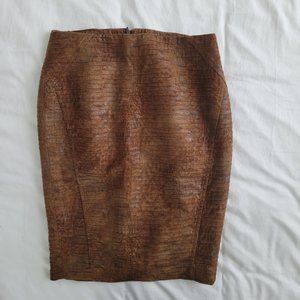 Zara Brown Mini skirt size L